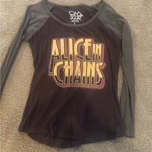 Alice in Chains Long Sleeve Shirt Chaser brand size small Foil graphic lettering